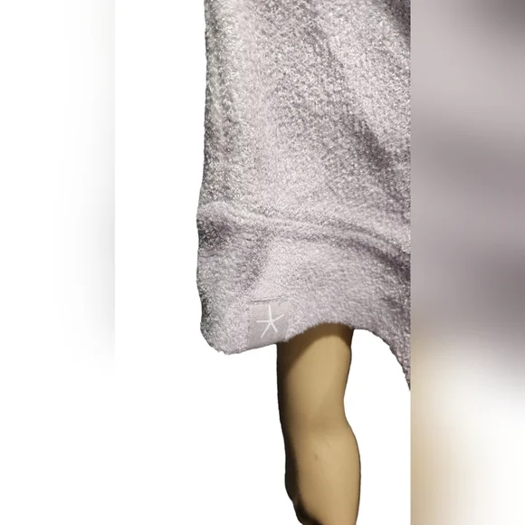 Barefoot Dreams Cozy Chic ultra lite knit women's ombre purple poncho one size - Picture 5 of 9